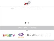 Tablet Screenshot of lgfpartners.com